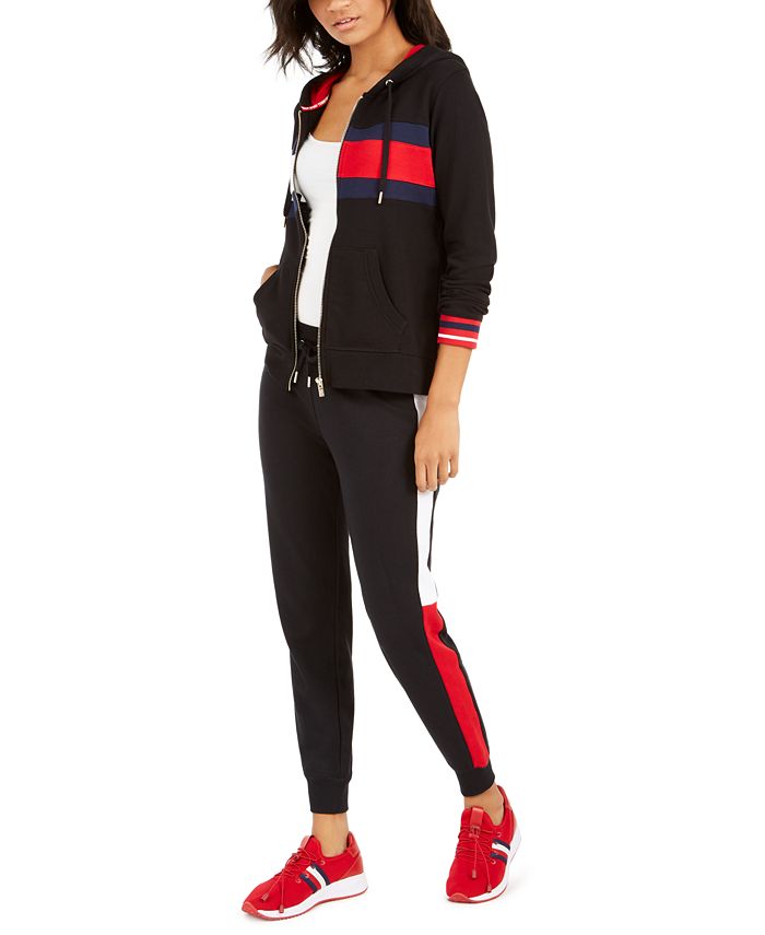 tommy hilfiger hoodie and jogger set