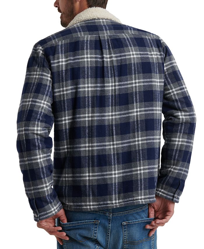 Lucky Brand Men's Plaid FleeceLined Shirt Jacket Macy's