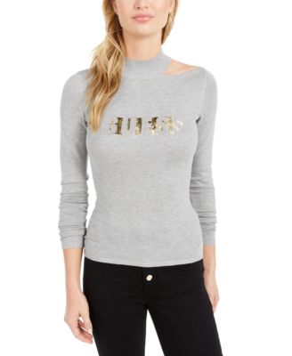 GUESS - Metallic Logo Sweater