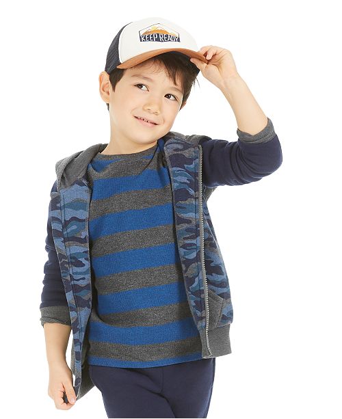 Epic Threads Little Boys Striped Thermal T Shirt Created For Macy S