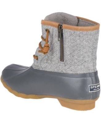 all grey sperry duck boots