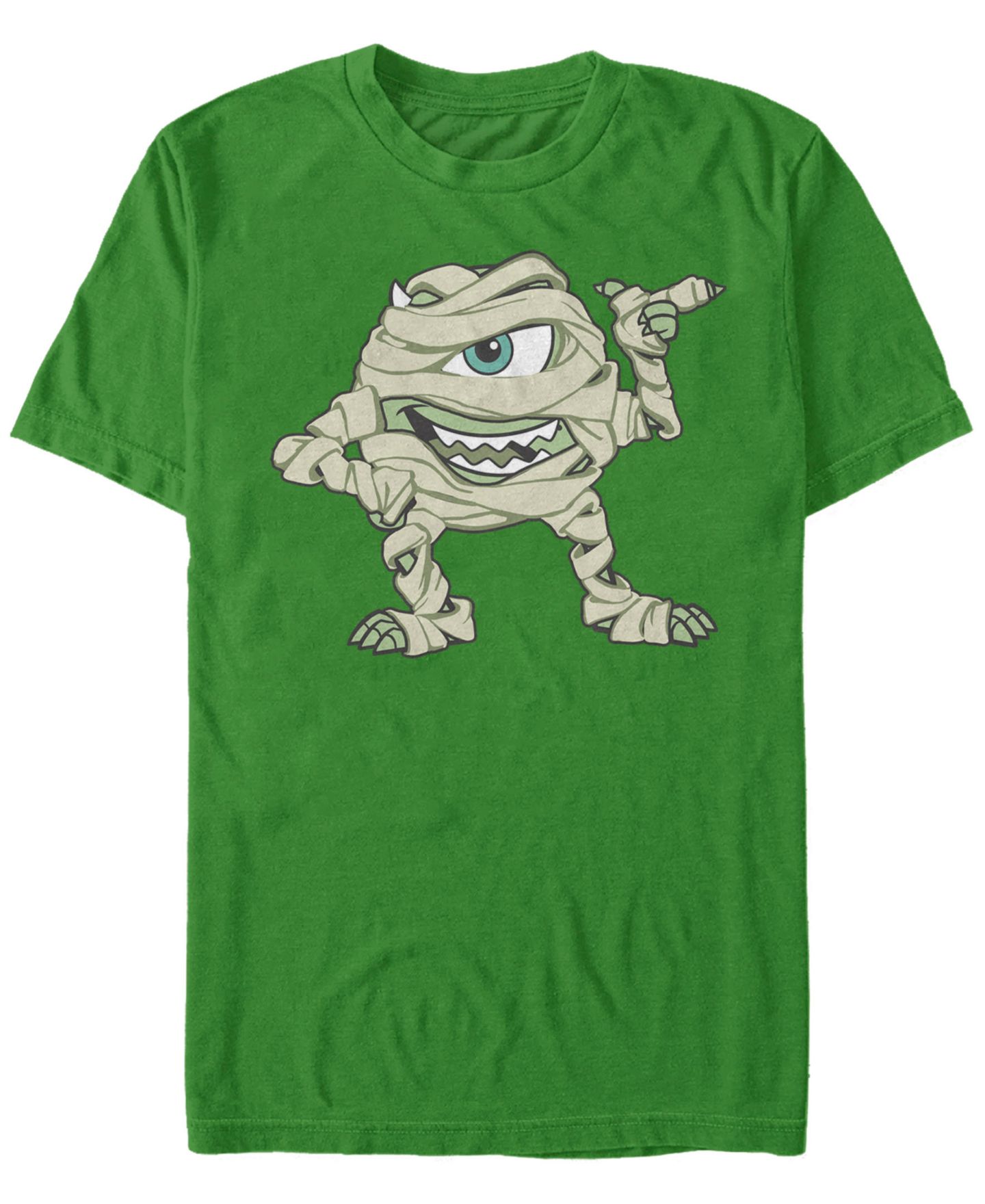 Мужская футболка Fifth Sun Disney Pixar Monsters Inc. Mummy Mike Wazowski Costume Short Sleeve, цвет: Kelly — фото 1