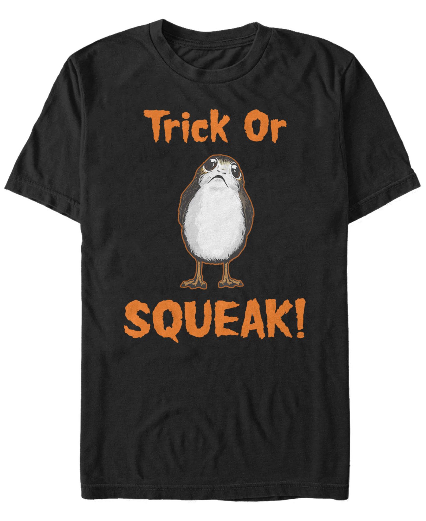Мужская футболка Fifth Sun Star Wars Porg Trick or Squeak Short Sleeve, цвет: Чёрный — фото 1