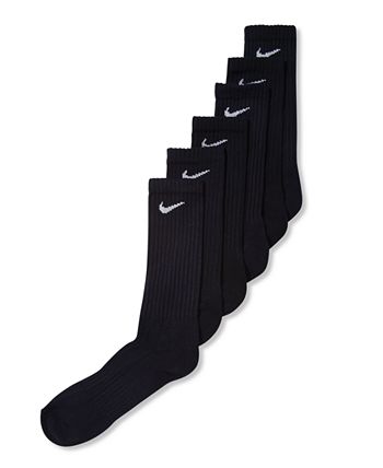 Nike Men's Cotton Crew Socks 6-Pack & Reviews - Underwear & Socks - Men ...