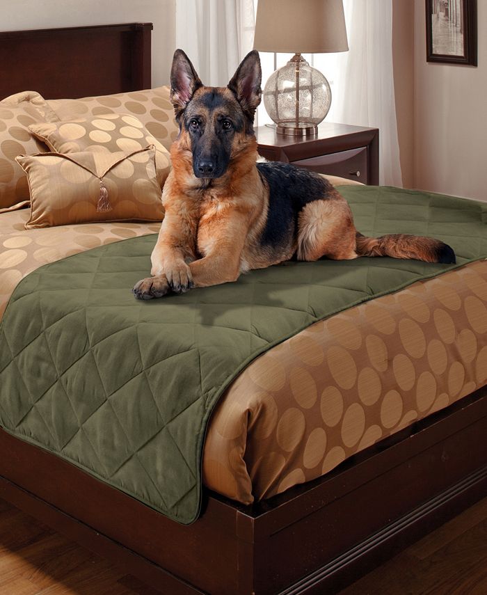 P/Kaufmann Home - Quilted Faux Suede Bed Protector Twin