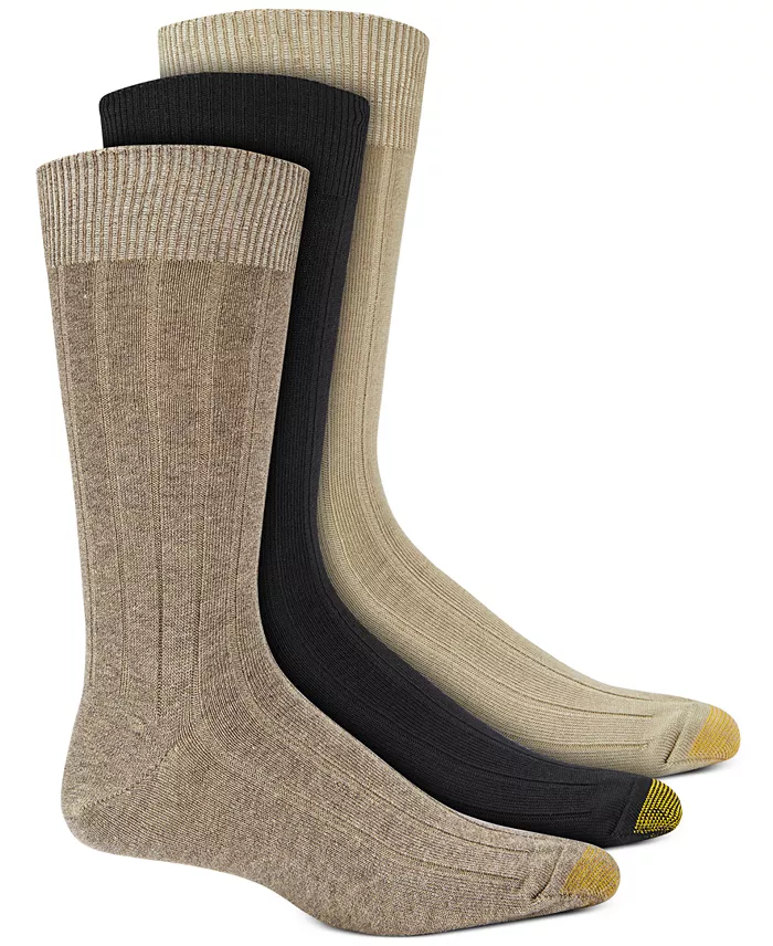 Men’s 3-pack Dress Hampton Crew Socks, Created for Macy’s - thumbnail 2
