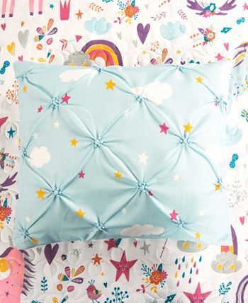 Lush Décor - Unicorn Heart Reversible 4-Piece Twin Quilt Set