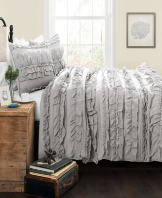 Belle Ruffle 2-Piece Twin Quilt Set