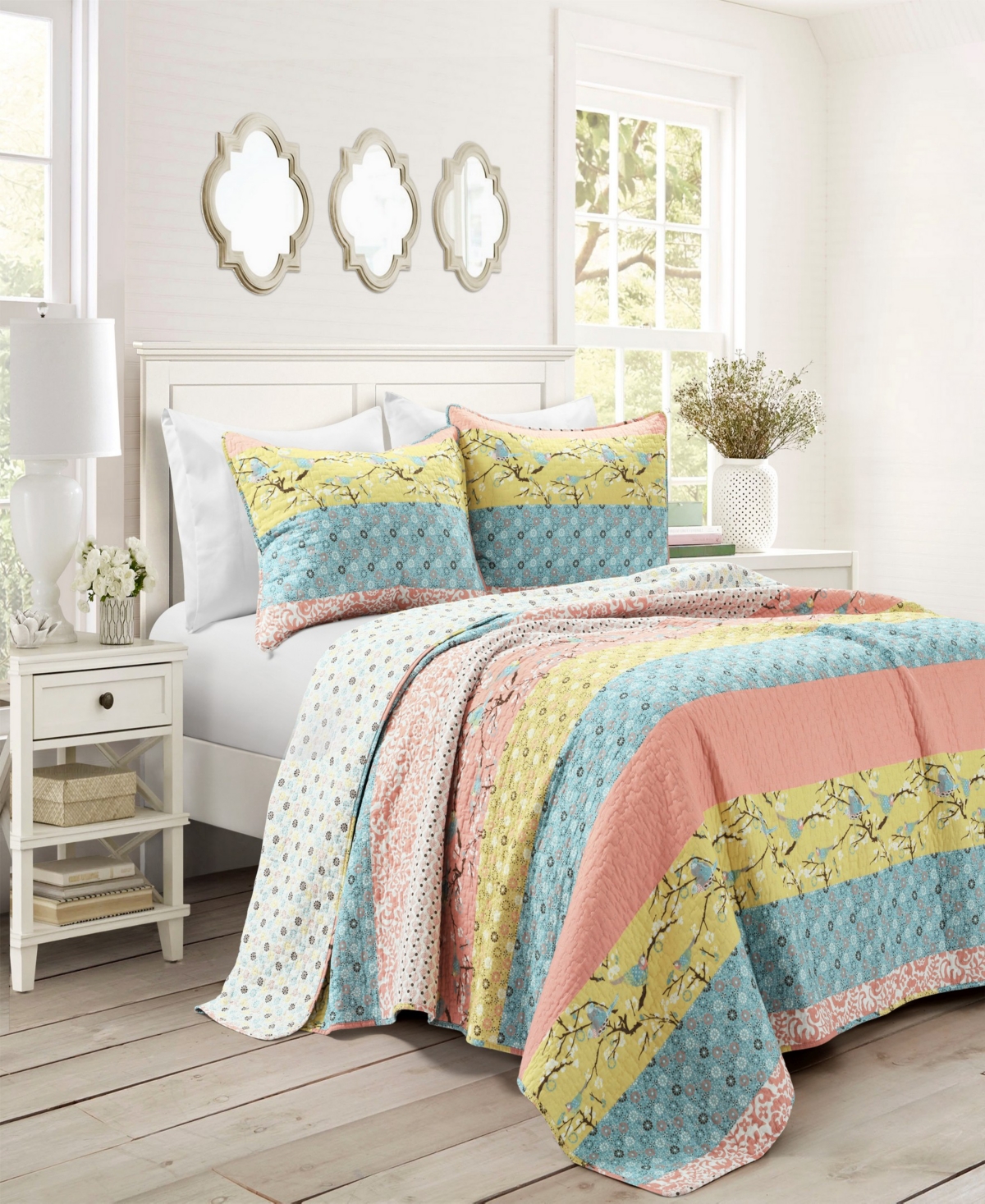 Lush Decor Royal Empire Reversible 3-Pc. Quilt Set