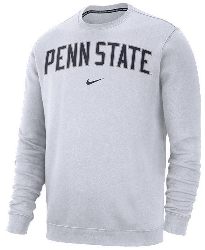 Nike penn state crew neck sweatshirt hotsell