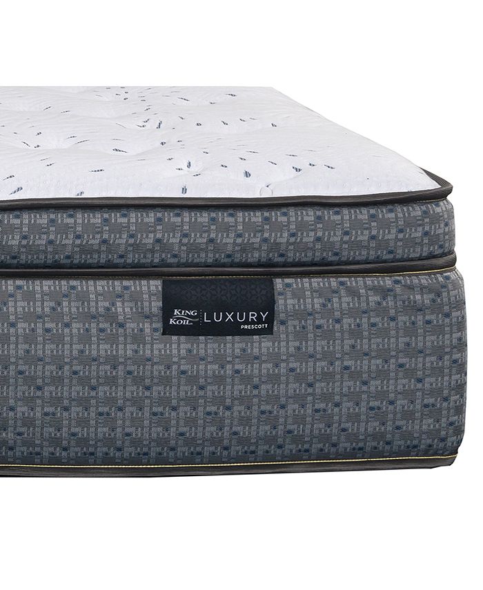 King Koil Luxury Prescott 15" Plush Pillow Top Mattress Set California