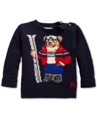 polo ski bear sweater