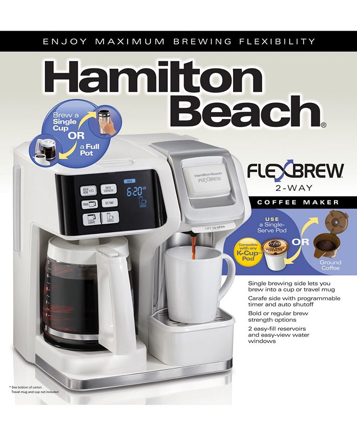 Hamilton Beach FlexBrew 2Way Coffee Maker Macy's