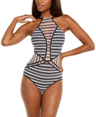 becca high neck swimsuit