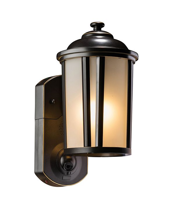 Maximus Camera Porch Light, HD Camera with Siren Alarm ...