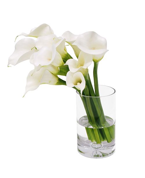 Winward Silks Permanent Botanicals Calla Lily In Vase Reviews