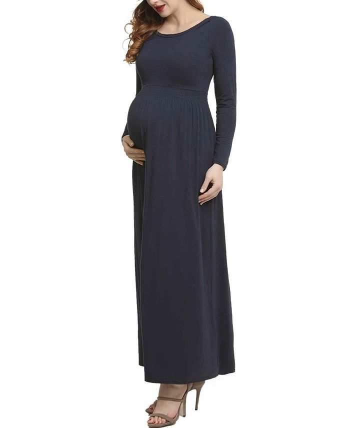 kimi + kai Jackie Maternity Empire Waist Maxi Dress & Reviews - Dresses ...