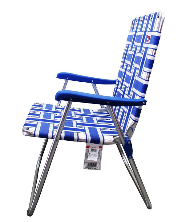 Outdoor Spectator Classic Aluminum Webbed Folding Lawn, Camp Chair, 2