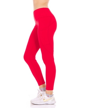 image of Therapy Perforated Side Pockets High-Rise Leggings