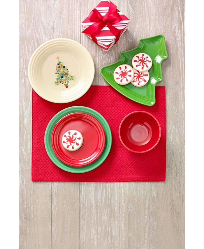 Fiesta Christmas Tree 9" Lunch Plate Macy's