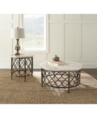 silverwood z pedestal side table