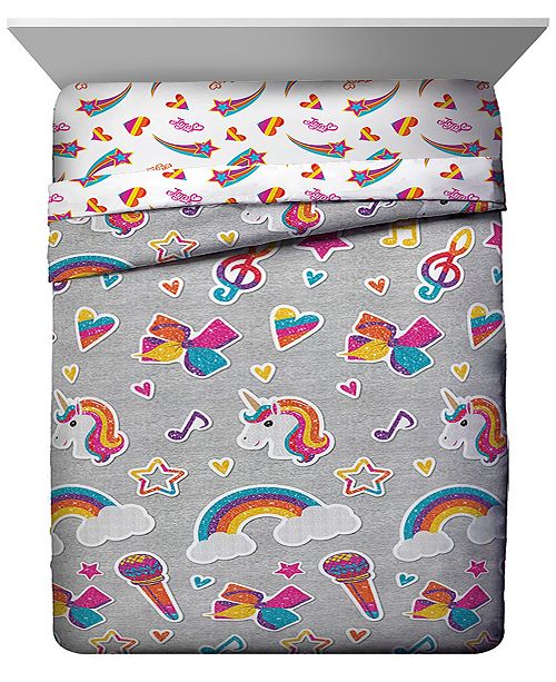Jay Franco JoJo Rainbow Sparkle 6-Pc. Twin Comforter Set ...