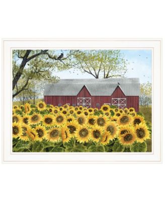 Sunshine by Billy Jacobs, Ready to hang Framed Print, White Frame, 27" x 21"