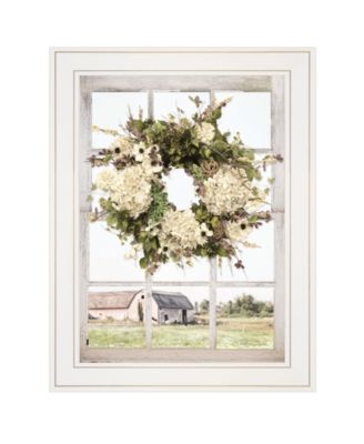 Pleasant View by Lori Deiter, Ready to hang Framed Print, White Window-Style Frame, 15" x 19"
