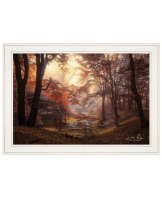 The Pool by Martin Podt, Ready to hang Framed print, White Frame, 27" x 15"