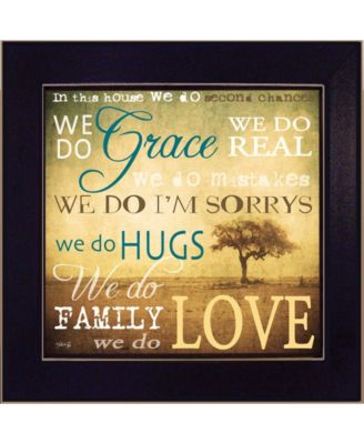 We Do By Marla Rae, Printed Wall Art, Ready to hang, Black Frame, 20" x 20"