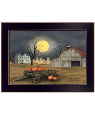 Trendy Décor 4U Harvest Moon by Billy Jacobs, Ready to hang Framed ...
