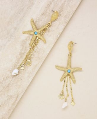 Starfish Seeker Drop Earrings