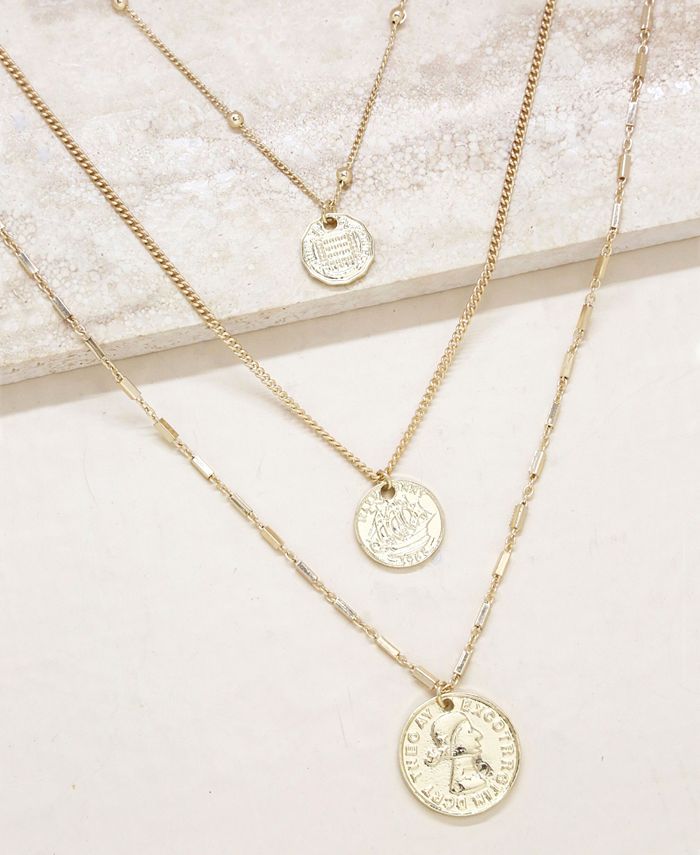 ETTIKA Lucky Coin Necklace Set - Macy's