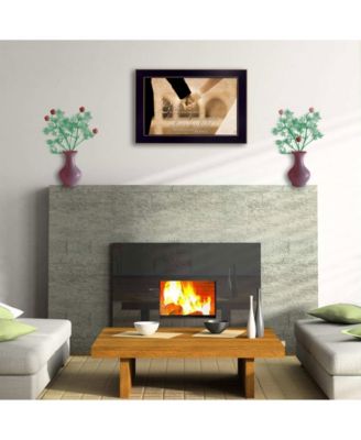Trendy Décor 4U To Have and To Hold By Justin Spivey, Printed Wall Art, Ready to hang, Black Frame, 20" x 14"