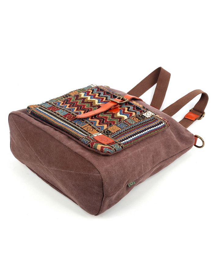 TSD BRAND Four Season Convertible Canvas Backpack & Reviews - Handbags ...