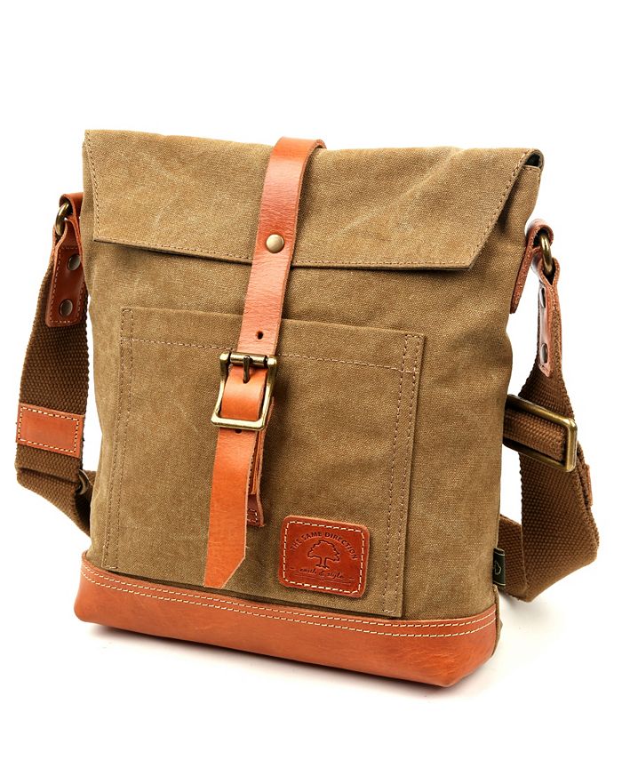 TSD BRAND Pine Hill Canvas Crossbody Bag - Macy's