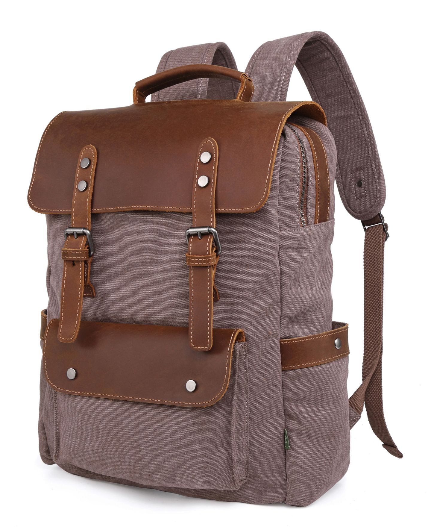Рюкзак TSD BRAND Valley Hill Canvas, цвет: Коричневый — фото 2