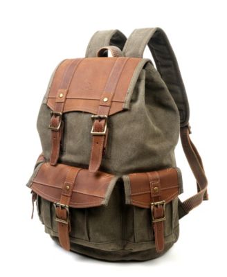 Turtle Ridge Canvas Backpack