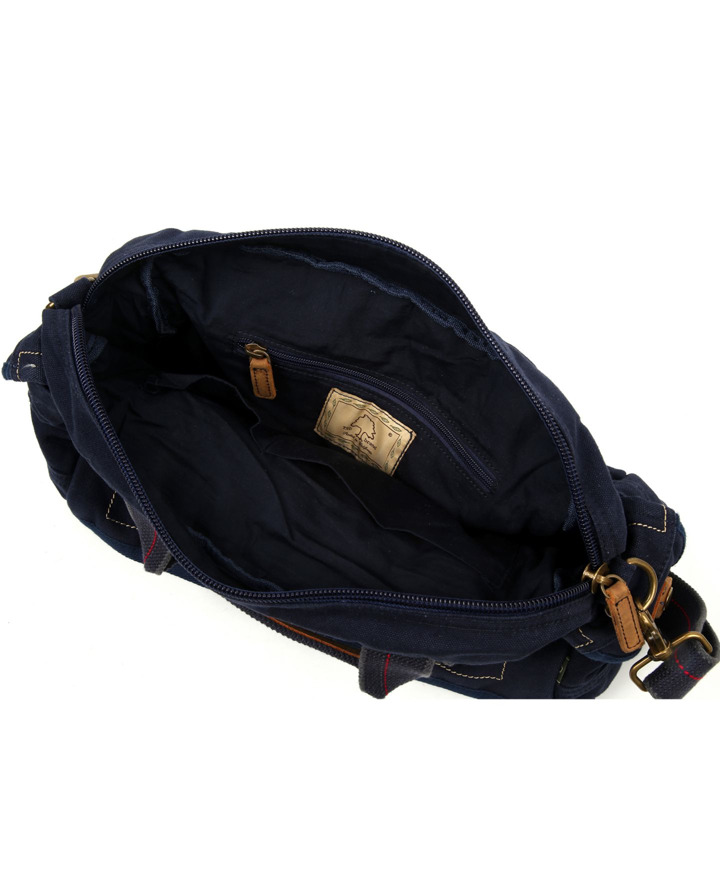 Женская сумка TSD BRAND Atona Canvas Weekender, цвет: Серый — фото 5
