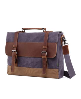 Stone Creek Waxed Canvas Briefcase