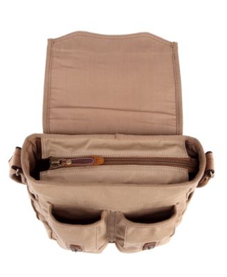 Turtle Ridge 4-Pocket Canvas Crossbody Bag