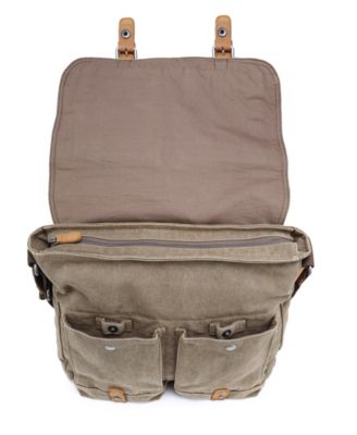 Valley River Canvas Messenger Bag