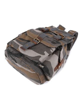 Camo Canvas Backpack