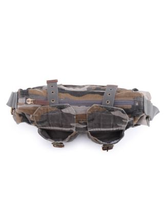 Camo Canvas Messenger Bag