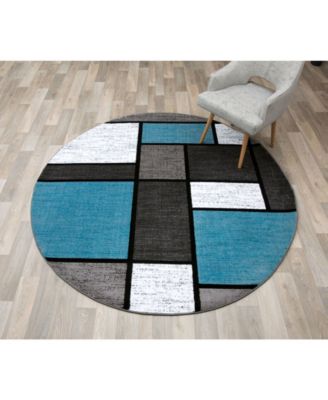 Main Street Rugs Home Montane Mon106 Blue Area Rug Collection