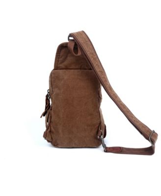 Sunset Cove Canvas Sling Bag