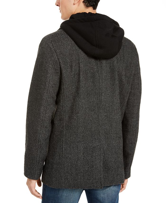 American Rag Men's Miles Solid Bib Peacoat Black Size Large