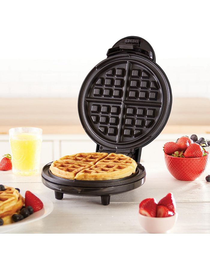 Dash Christmas Tree Nonstick Mini Waffle Maker with Cookbook Gift