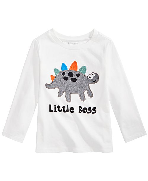 First Impressions Baby Boys Little Boss Dinosaur Print Cotton T