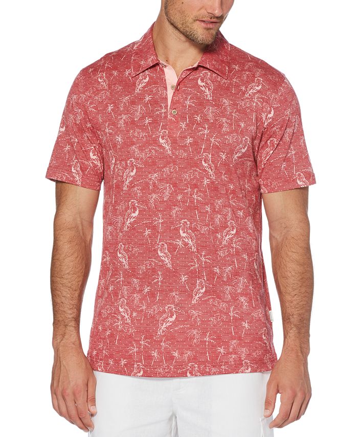 Cubavera Men's No-Button Polo Shirt - Macy's